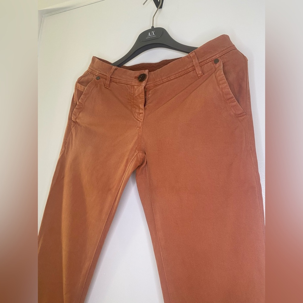 Brunello Cucinelli Terracotta Pants - Picture 2 of 9